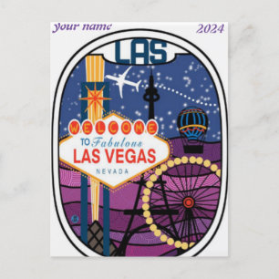 Las Vegas, Nevada   Skyline Postcard