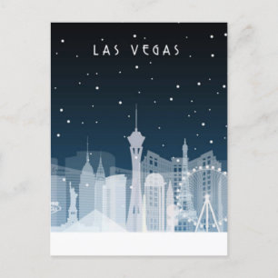 Las Vegas, Nevada   Skyline Postcard