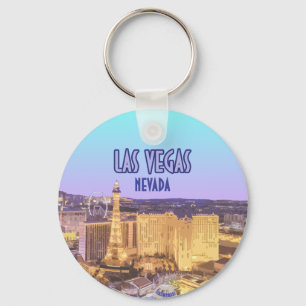 Las Vegas Nevada The Strip Vintage Key Ring