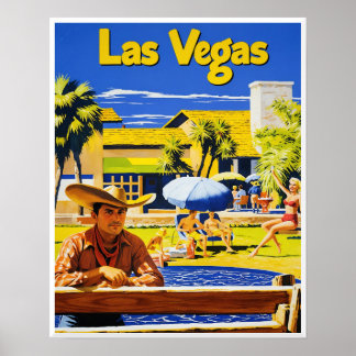 Las Vegas, Nevada travel poster