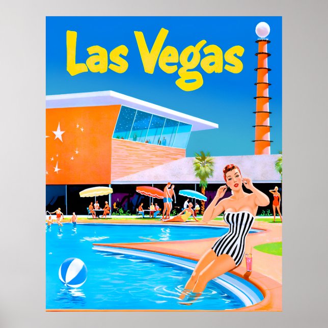 Las Vegas, Nevada travel poster (Front)