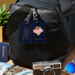 Las Vegas Nevada United States Casino Vintage USA Luggage Tag