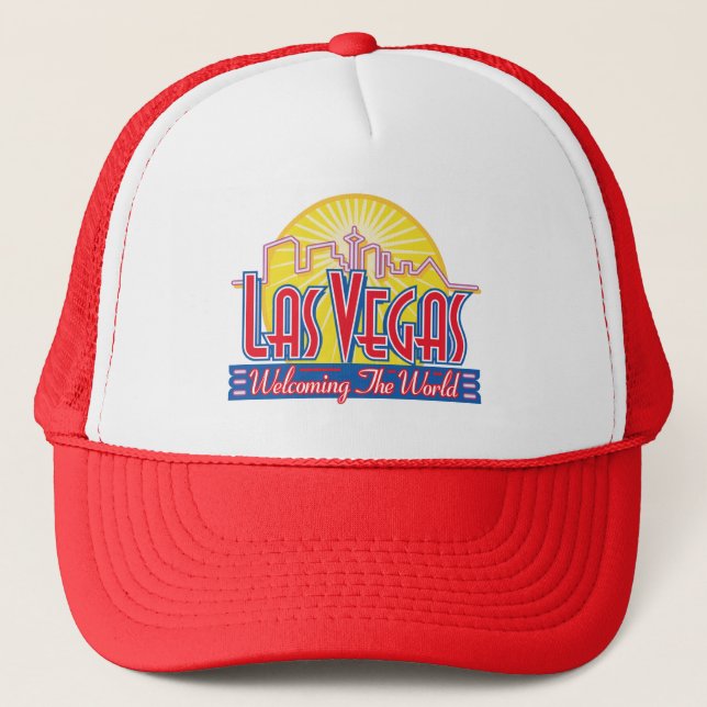 Las Vegas, Nevada , USA, America, United States Trucker Hat (Front)