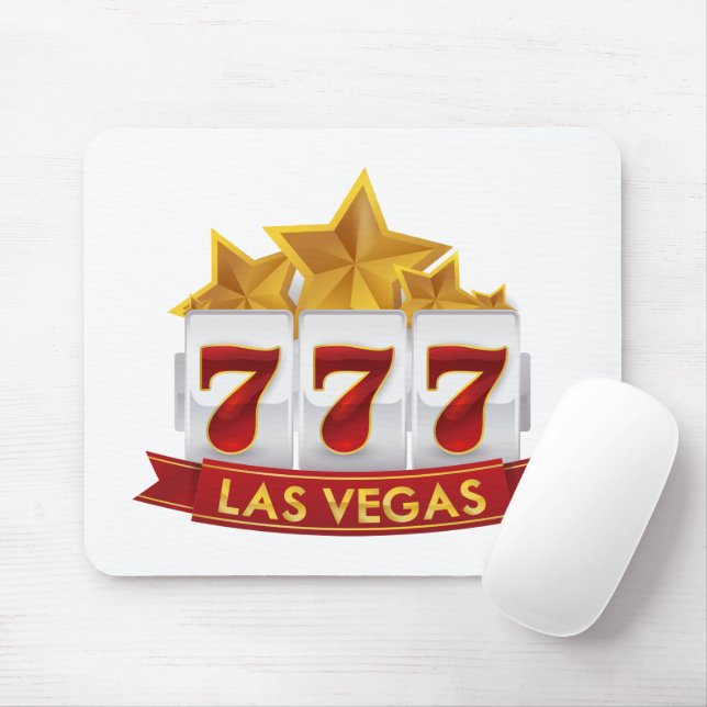 Las Vegas Nevada USA Vacation Casino Slot Machine Mouse Mat (With Mouse)