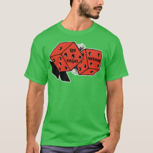 Las Vegas Nevada Vintage Gambling Dice T-Shirt