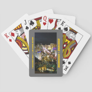 Las Vegas Nevada Wedding Souvenir Playing Cards