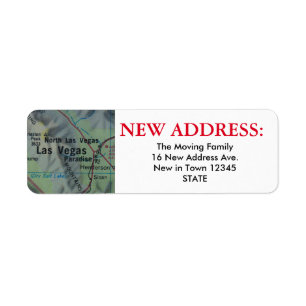 Las Vegas New Address Label
