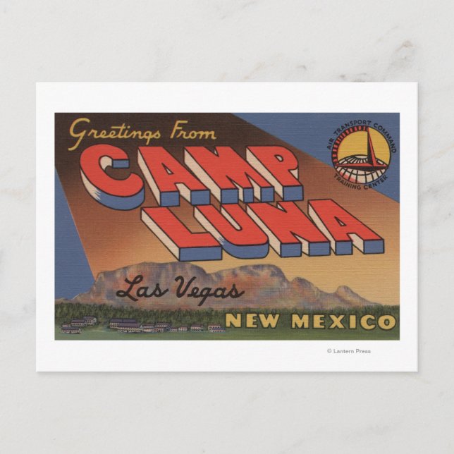 Las Vegas, New Mexico - Camp Luna Postcard (Front)