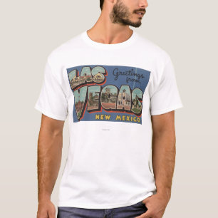 Las Vegas, New Mexico - Large Letter Scenes 2 T-Shirt