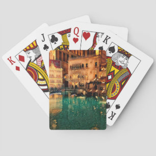 Las vegas Nights Casino Original Abstract Art  Playing Cards