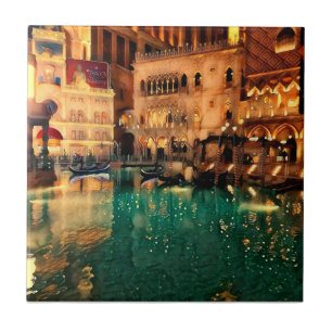 Las vegas Nights Casino Original Abstract Art Tile