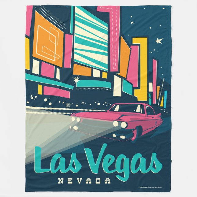 Las Vegas, NV Fleece Blanket (Front)