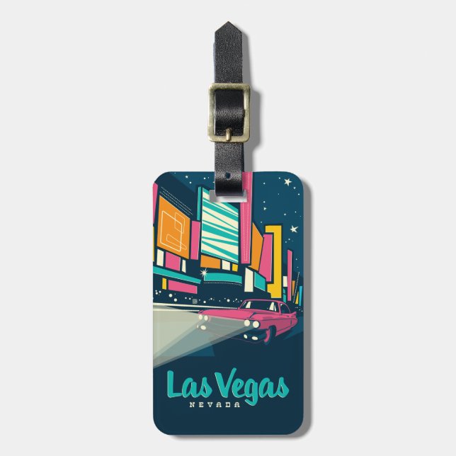 Las Vegas, NV Luggage Tag (Front Vertical)