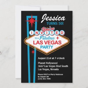 Las Vegas Party Invitation