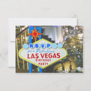 Las Vegas Party RSVP 21st Birthday