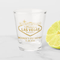 Las Vegas Personalised Birthday Party Favour