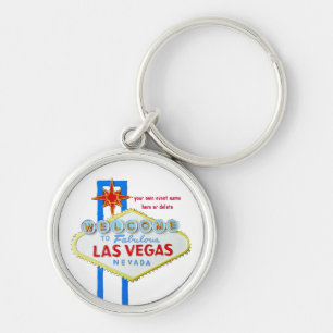 Las Vegas Personalised Event Key Ring