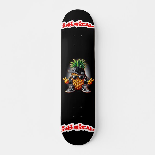 Las Vegas Pineapple Skateboard (Front)