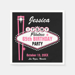 Las Vegas Pink It's My Napkin