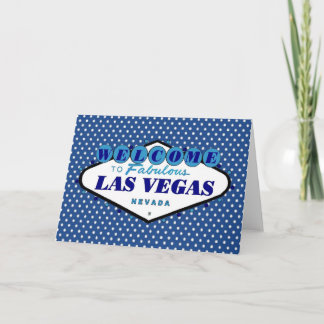 Las Vegas Polka Dot Invitation Card
