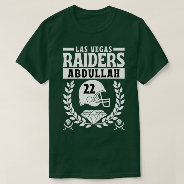 Las Vegas Raiders Abdullah 22 Edition T-Shirt (Design Front)