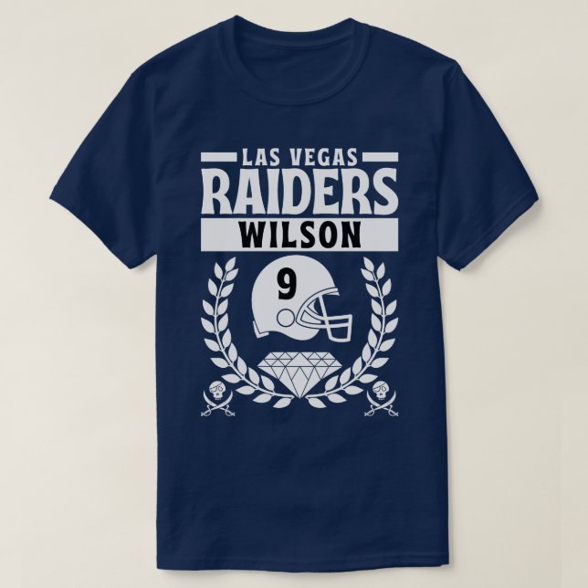 Las Vegas Raiders Wilson 9 Edition T-Shirt (Design Front)