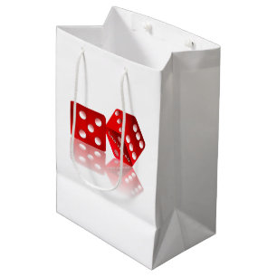 Las Vegas Red Dice Medium Gift Bag
