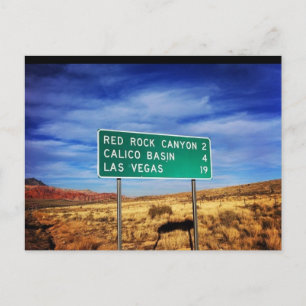Las Vegas Red Rock Canyon Postcard