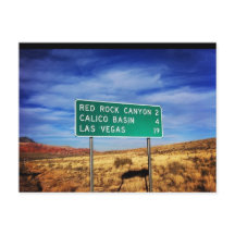 Las Vegas Red Rock Canyon Postcard