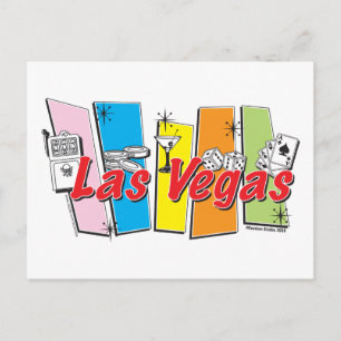 Las-Vegas-Retro Postcard