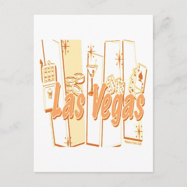 Las Vegas Retro Postcard (Front)