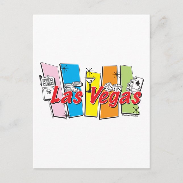 Las-Vegas-Retro Postcard (Front)