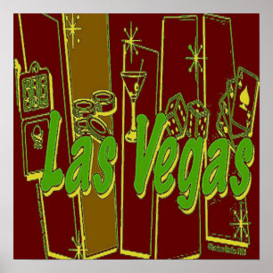 Las Vegas Retro Poster
