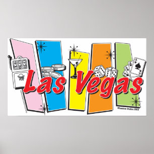 Las-Vegas-Retro Poster