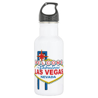 Las Vegas Retro Sign 532 Ml Water Bottle