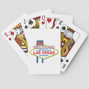 Las Vegas Retro Sign Playing Cards