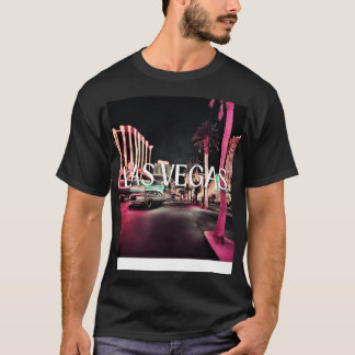 las vegas retro street 80s T-Shirt