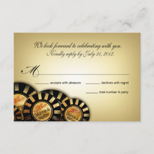 Las Vegas RSVP (contact me to personalise 4u) Card