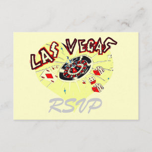 Las Vegas RSVP Guest Reply Enclosure Card