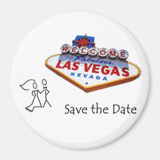 Las Vegas Save the Date B&G Magnet