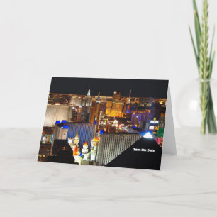 Las Vegas Save the Date Card, add your own text! Announcement