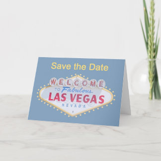 Las Vegas Save the Date Cards