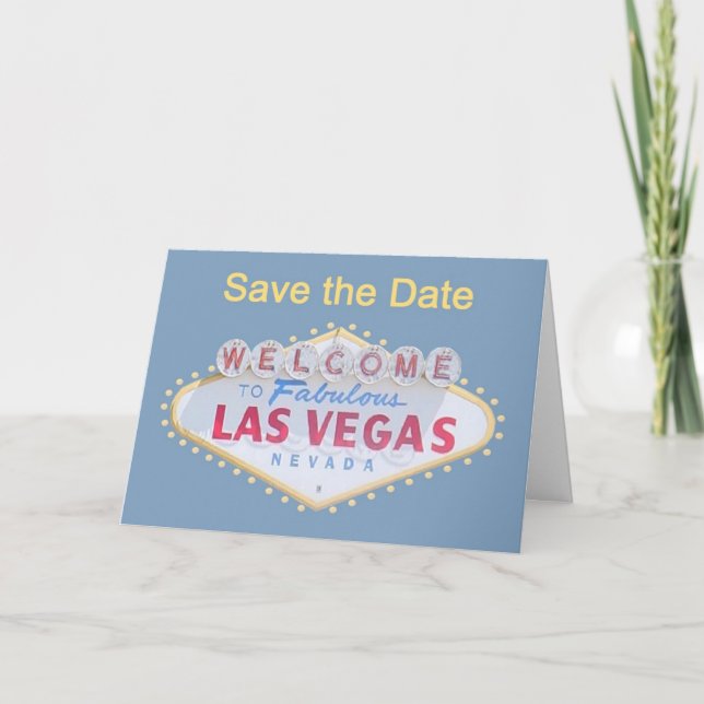 Las Vegas Save the Date Cards (Front)