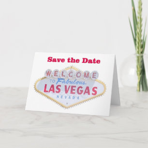 Las Vegas Save the Date Cards