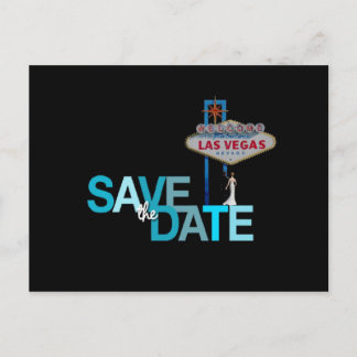 Las Vegas Save the Date Postcard