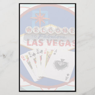 Las Vegas Sign & Cards Poker Chip
