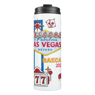 Las Vegas Sign Nevada Baecation Thermal Tumbler