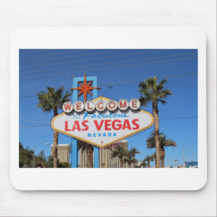 Las Vegas Sign Nevada Casino Gambling Landmark Mouse Mat