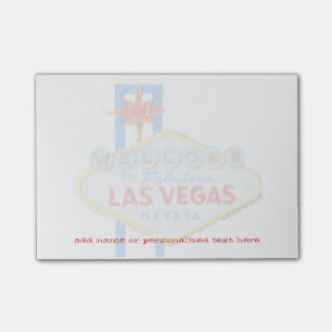 Las Vegas Sign personalised sticky notes