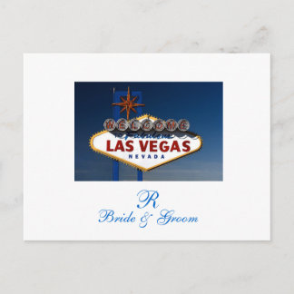 Las Vegas Sign Photo Save The Date Card